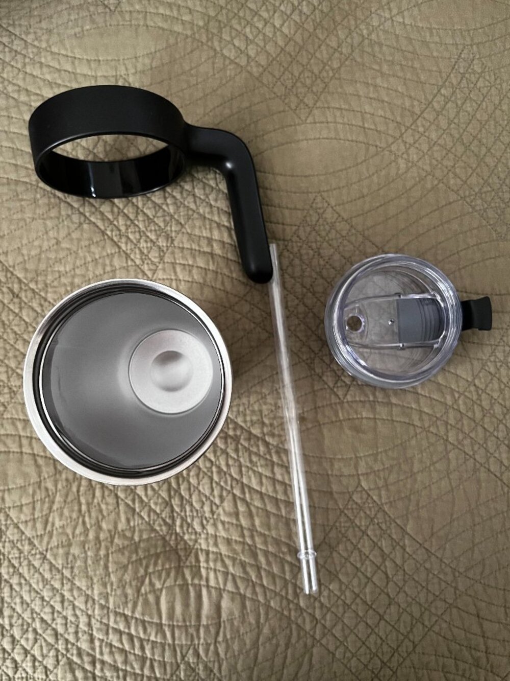 Never Used} Primula Silver Insulated Stainless Steel Tumbler /With Accessories - Picture 3 of 12